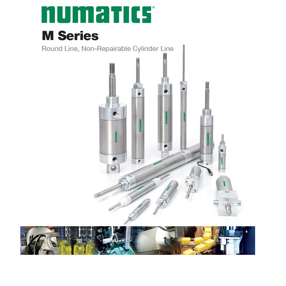 M129003 NUMATICS/AVENTICS ROUND LINE CYLINDER PART<BR>M SERIES PIVOT MNT BRAVKET W/PIVOT PIN 3/4", 7/8" & 1/16" BORE